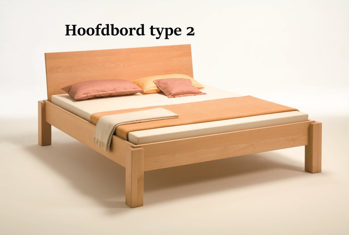Metaalvrij bed Lienz - hoofdbord type 2 Metaalvrij bed Lienz - hoofdbord type 2