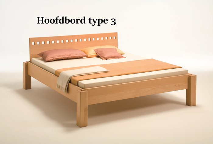 Metaalvrij bed Lienz - hoofdbord type 3 Metaalvrij bed Lienz - hoofdbord type 3