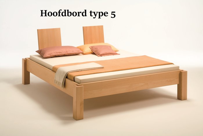Metaalvrij bed Lienz - hoofdbord type 5 Metaalvrij bed Lienz - hoofdbord type 5