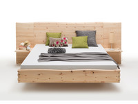 Zwevend houten bed Ortisei
