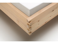 Zwevend houten bed Albula