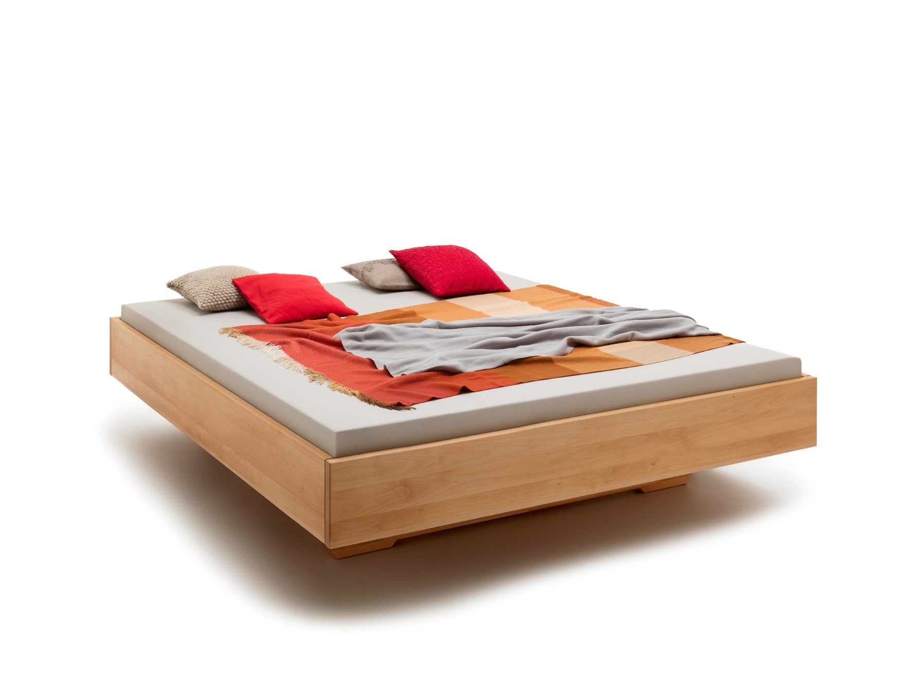 Ongeschikt Handelsmerk kogel Zwevend design bed tot de essentie gereduceerd | Den Haag - Massief Houten  Bed