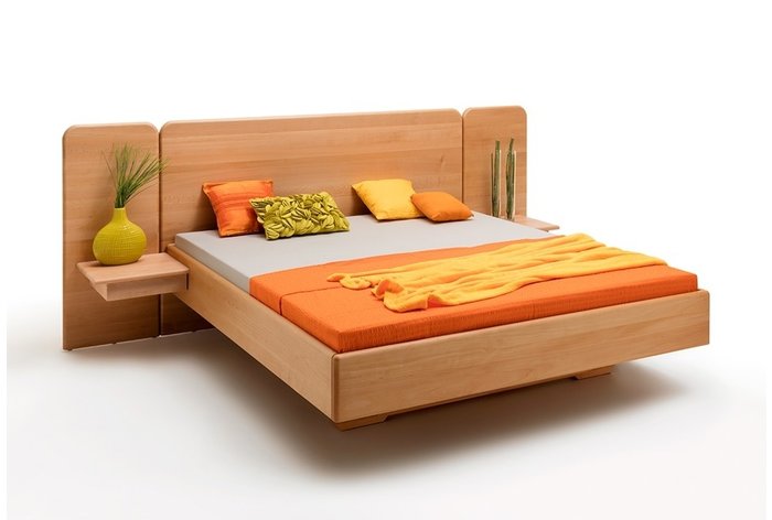 Massief houten bed Delft (hout: beukenhout)