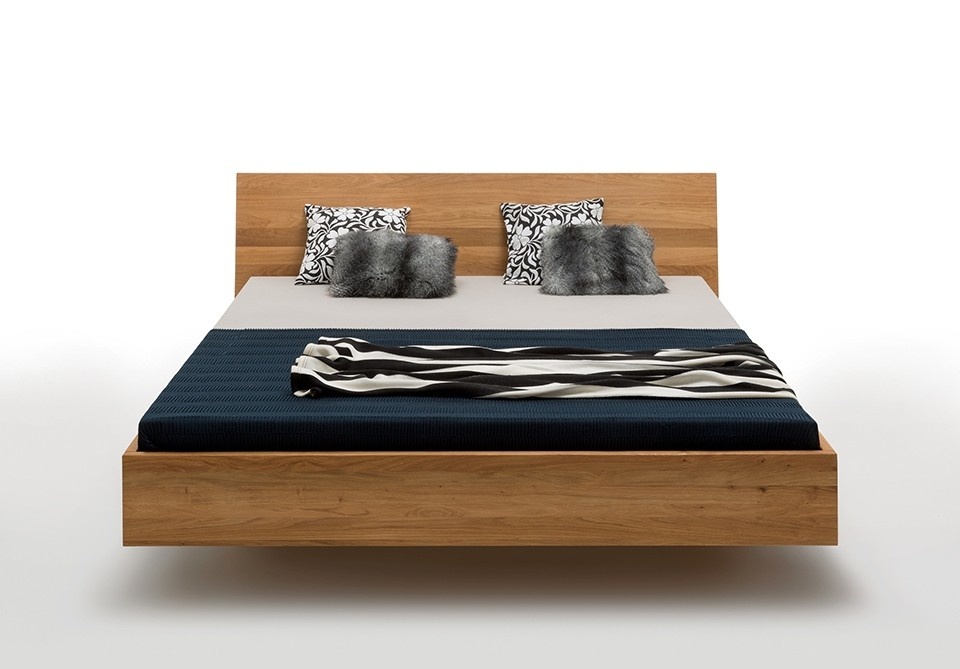 ga sightseeing Indrukwekkend Kijkgat Zwevend eiken bed - minimalistisch en pure vormen | Drachten - Massief Houten  Bed