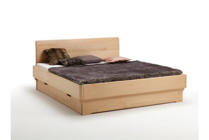 Massief houten bed Wassenaar (hout: beukenhout, geolied)