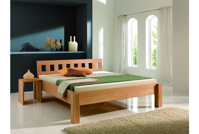 Metaalvrij bed Lienz - hoofdbord type 1 Metaalvrij bed Lienz - hoofdbord type 1