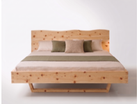 Zwevend houten bed Albula