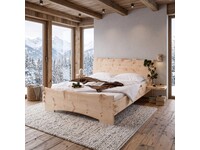 Zirben houten bed Roos