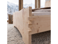 Zirben houten bed Roos
