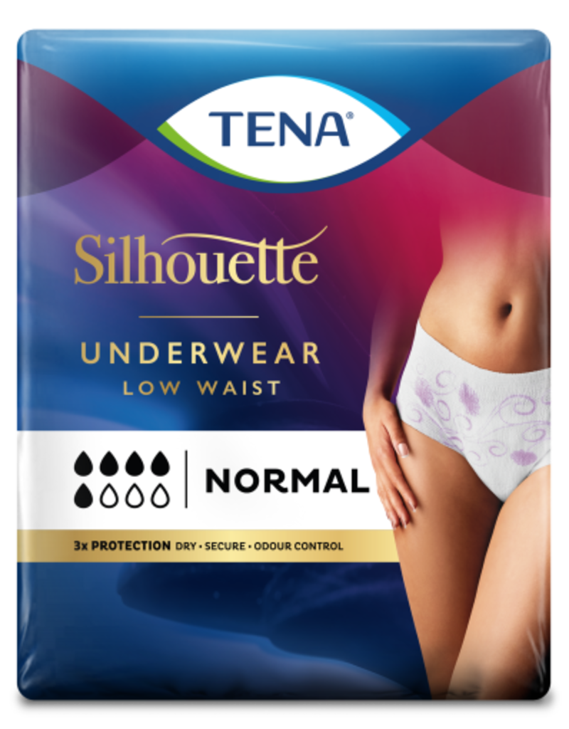 Tena TENA Silhouette Normal Blanc - lage taille