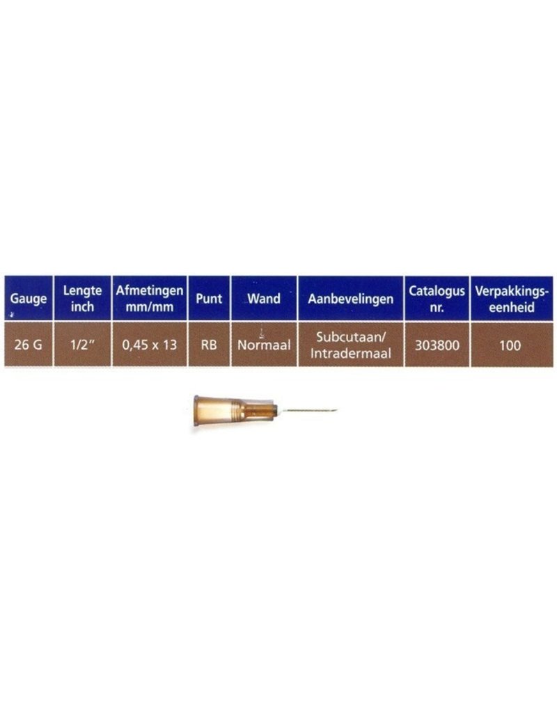 BD Microlance BD – Subcutane naalden – doos van 100 stuks