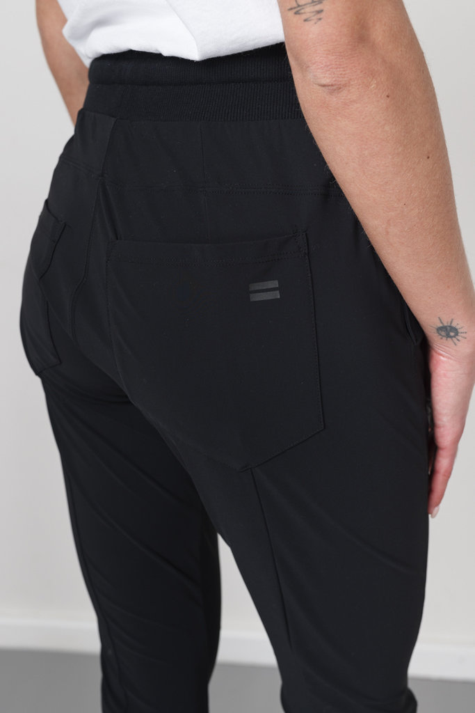 10 Days 10 Days banana pants soft scuba 1012/black