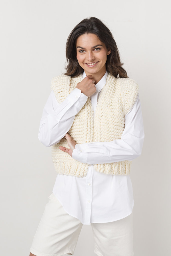 Kiro by Kim Kiro by Kim cream lecce gilet