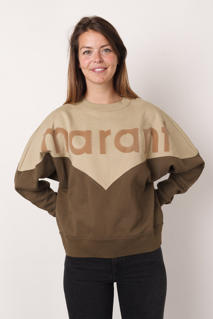 Isabel Marant Etoile HOUSTON SWEAT SHIRT 67KI KHAKI