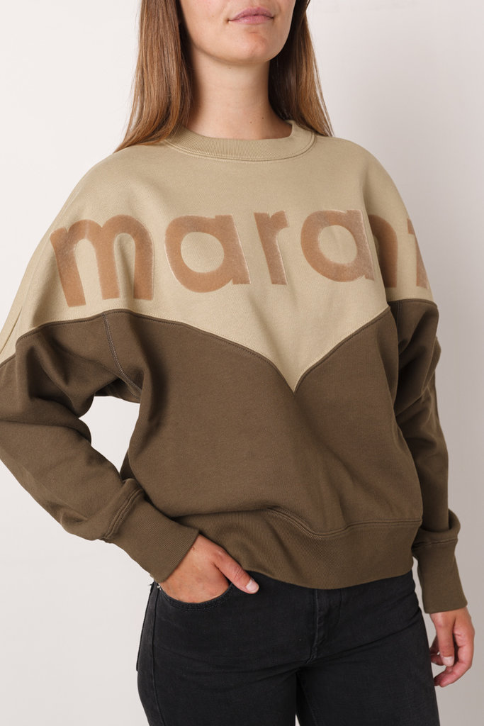 Isabel Marant Etoile HOUSTON SWEAT SHIRT 67KI KHAKI