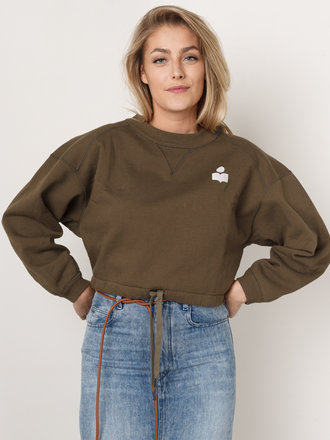 Isabel Marant Etoile MARGO SWEAT SHIRT 67KI KHAKI