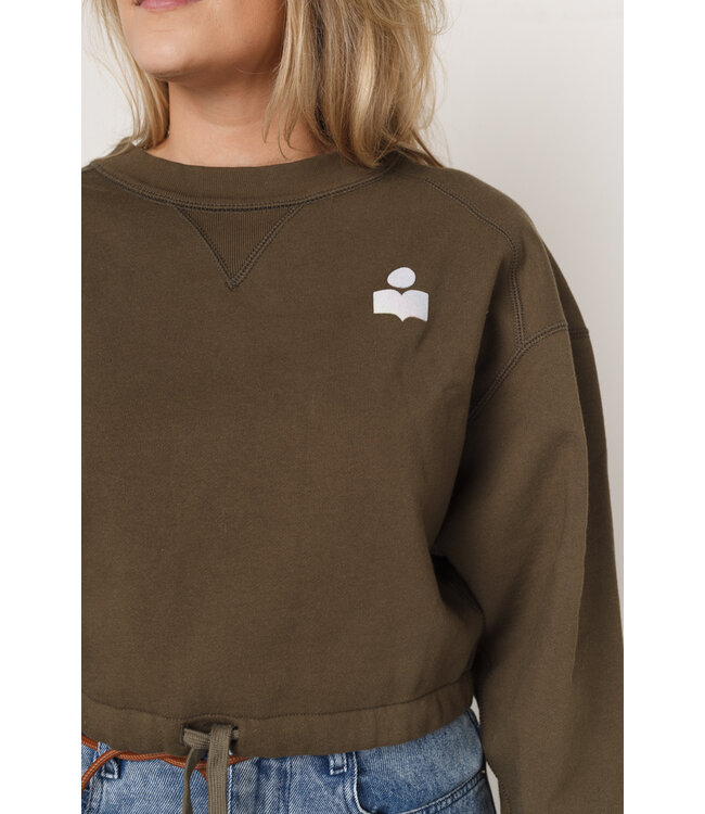 Isabel Marant Etoile MARGO SWEAT SHIRT 67KI KHAKI