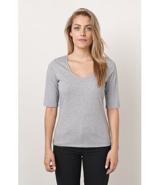 Filippa K Filippa K licht grijs t-shirts 28502