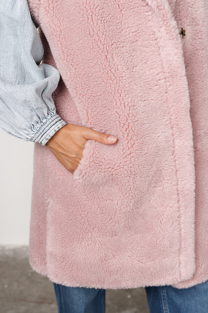STUDIO AR LOLO TEDDY WOOL PINK