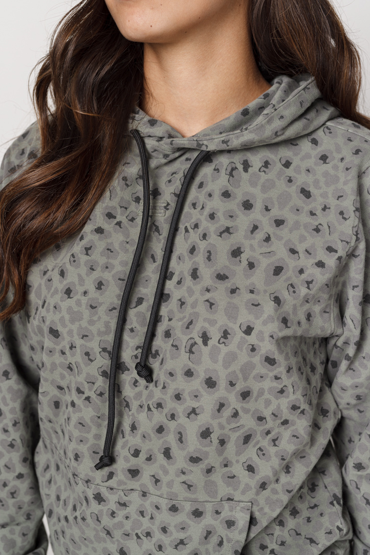 10 Days HOODIE ARMY LEOPARD 1186 Grey 