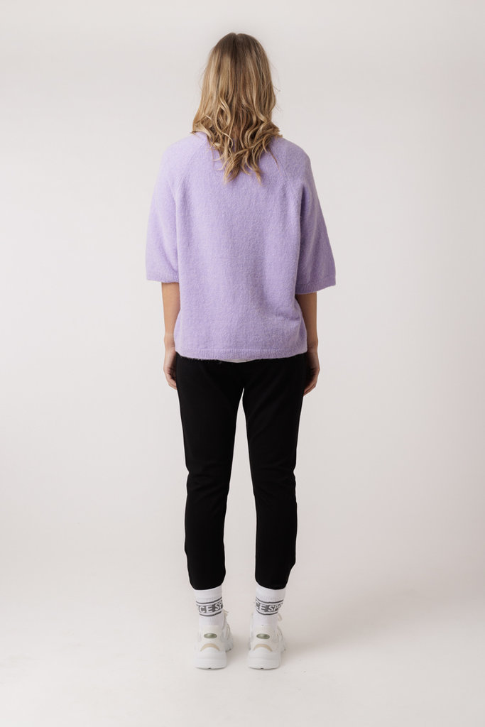 10 Days 10 Days SHORTSLEEVE SWEATER SOFT KNIT 1218/lilac