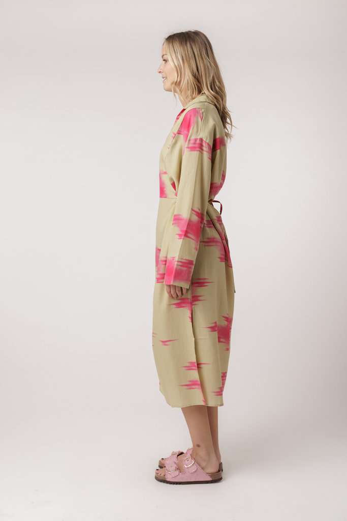 Samsoe & Samsoe SAMSOE SAMSOE EMY LONG DRESS 14638 TIE SAGE