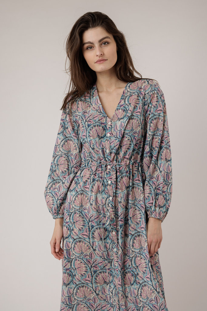 Maison Hotel Maison Hotel VALENTINA MIDI DRESS CANDY BLUE