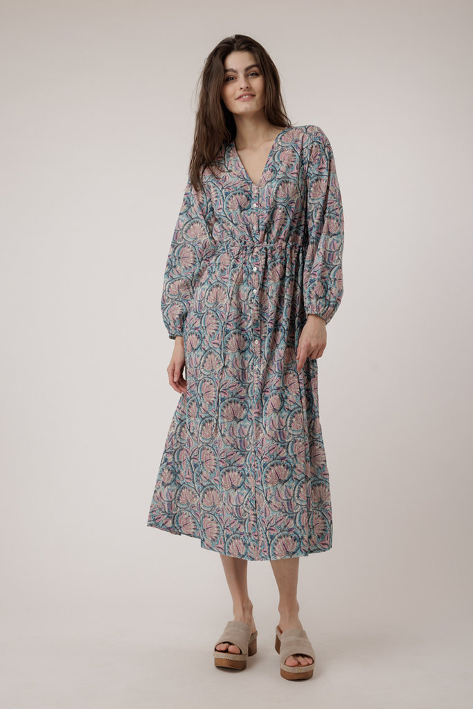 Maison Hotel Maison Hotel VALENTINA MIDI DRESS CANDY BLUE