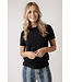 Second Female ELLO NEW TEE BLACK