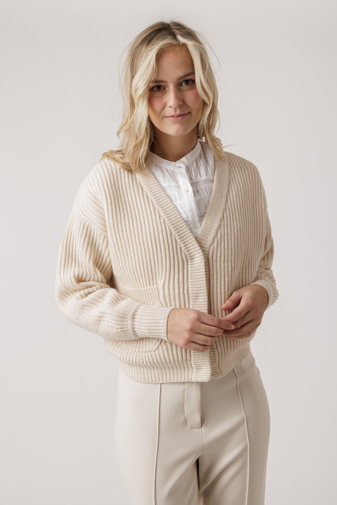 Oscar the Collection OSCAR THE LABEL LUC CARDIGAN 109 ECRU