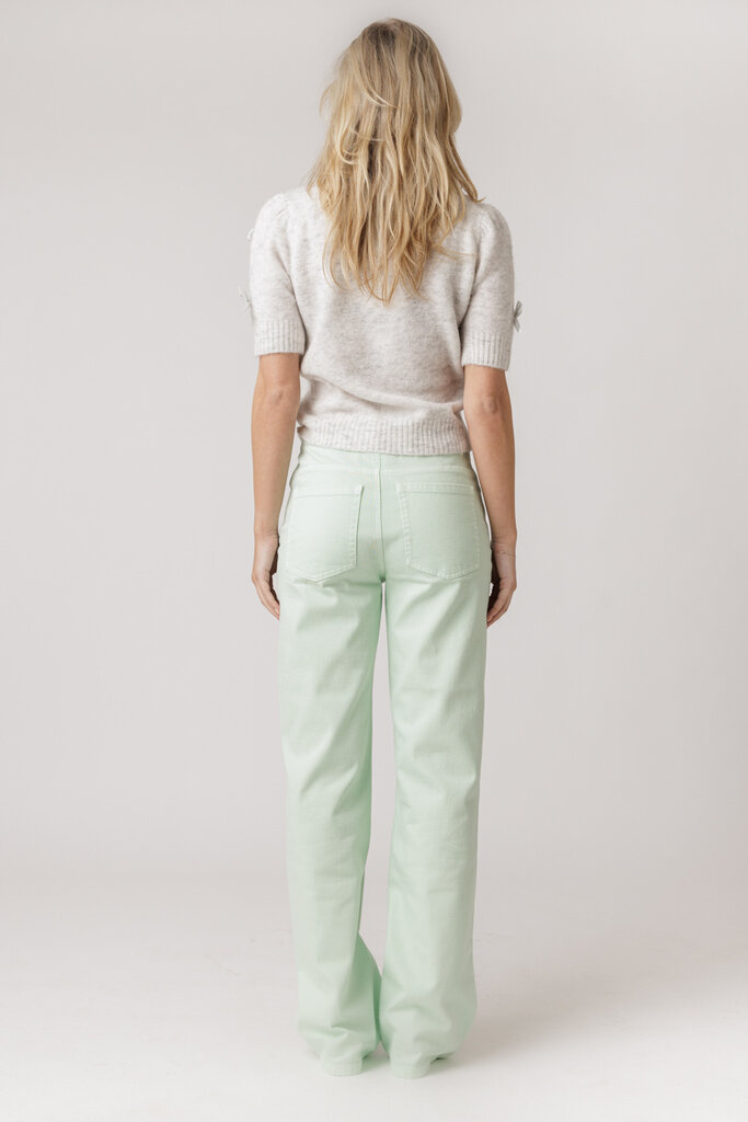 Dante 6 DANTE 6 BELLA WIDE LEG JEANS 621 PISTACHIO