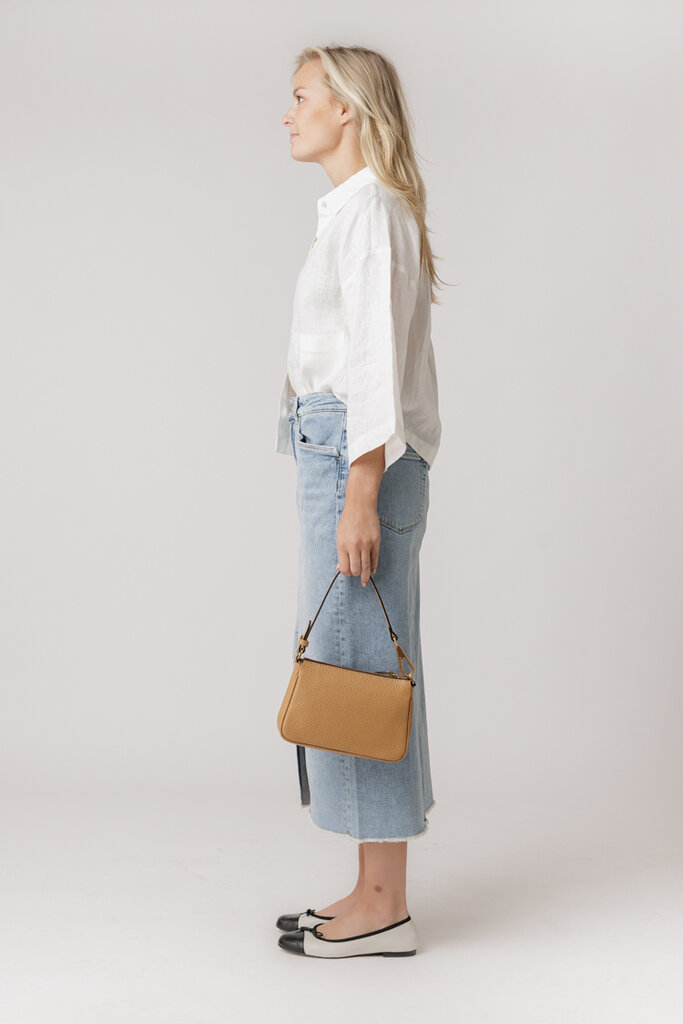 Dante 6 DANTE 6 PASQUE DENIM MIDI SKIRT 506 BLEACHED DENIM