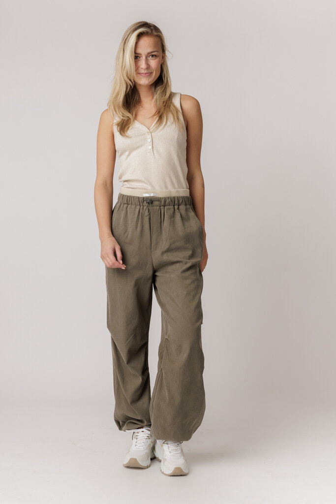 10 Days 10 DAYS  20-041-4201 PARACHUTE PANTS DARK MOSS