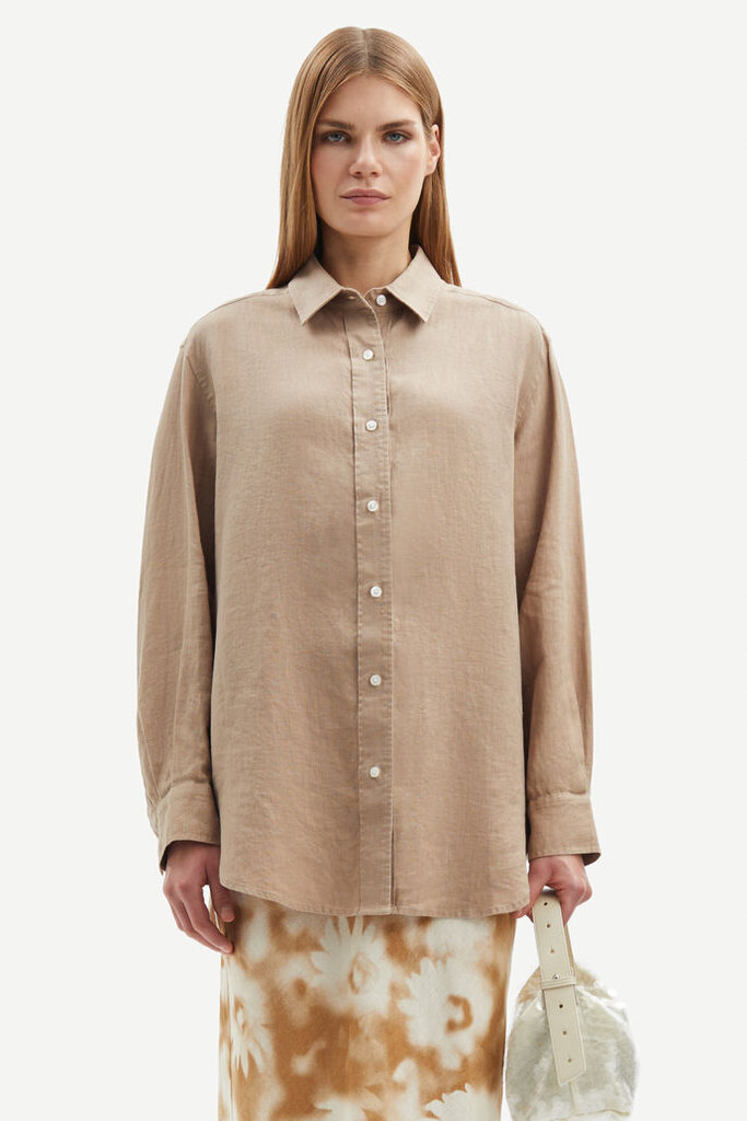 Samsoe & Samsoe SAMSOE SAMSOE SALOVA SHIRT CHINCHILLA
