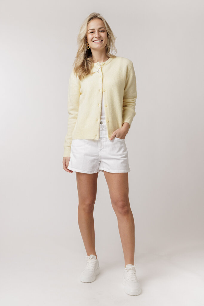 Samsoe & Samsoe SAMSOE SAMSOE NOR SHORT CARDIGAN PEAR SORBET