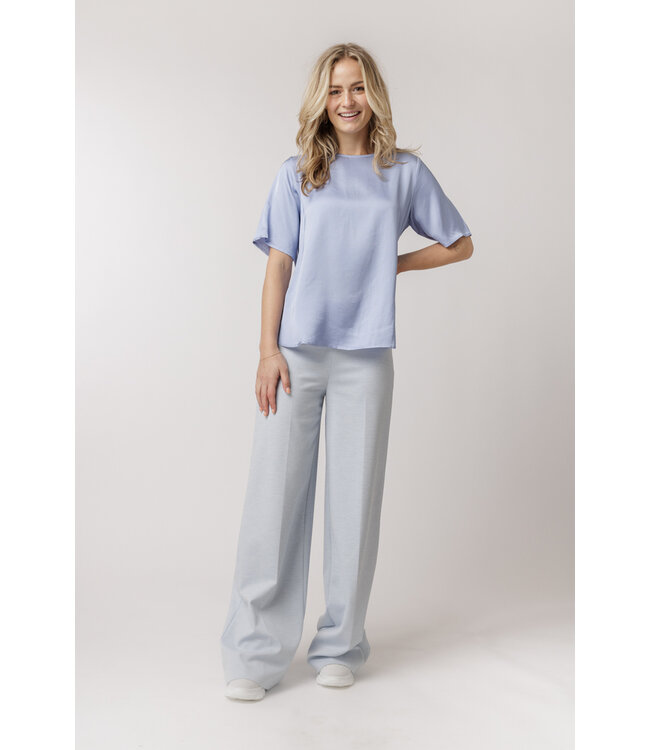 SAMSOE SAMSOE DENISE TOP BLUE HERON