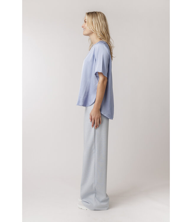 SAMSOE SAMSOE DENISE TOP BLUE HERON