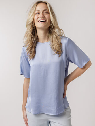 Samsoe & Samsoe SAMSOE SAMSOE DENISE TOP BLUE HERON