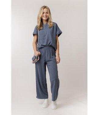 Basic Apparel BASIC APPAREL EMBER PANTS GOTS 421 VINTAGE INDIGO