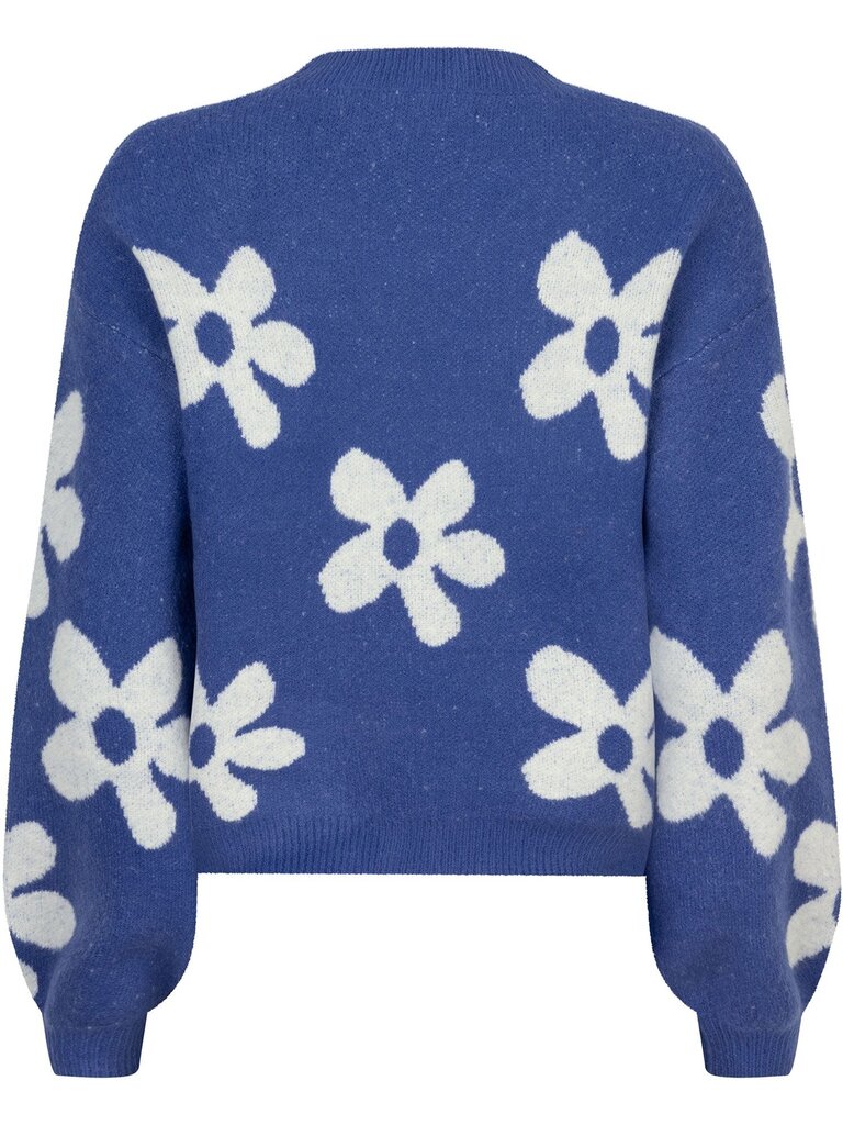 Ydence YDENCE KNITTED SWEATER DAISIE BLUE/OFFWHITE 10168