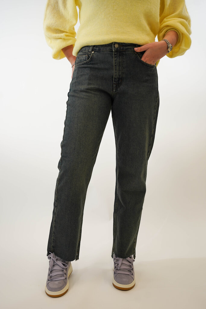 My Essential Wardrobe MY ESSENTIAL WARDROBE HIGH WAIST STRAIGHT LEG DENIM