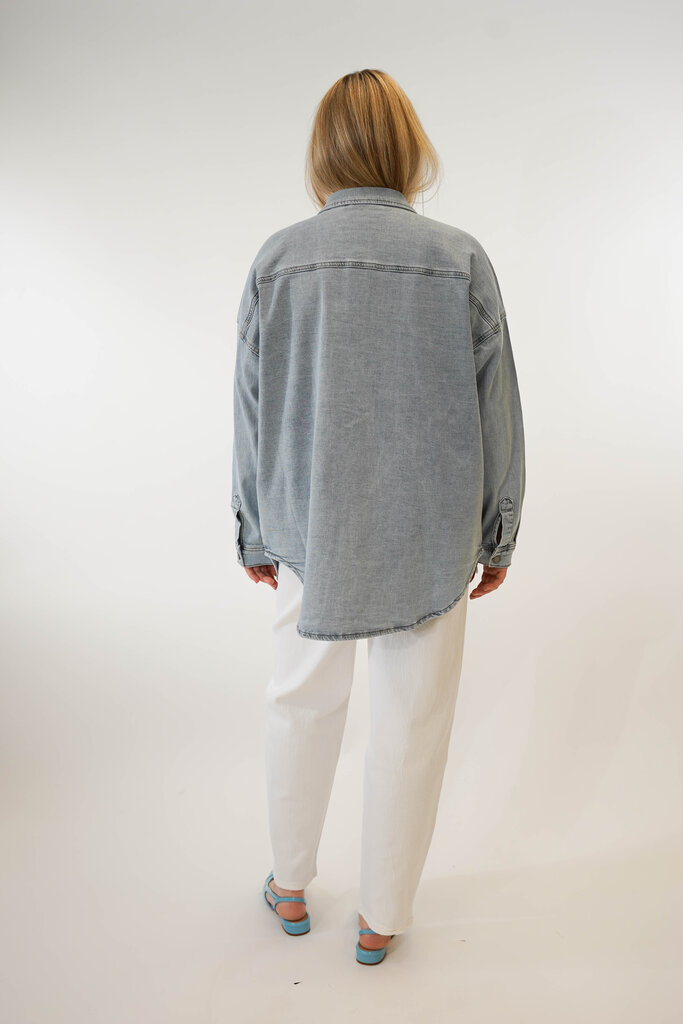 My Essential Wardrobe MY ESSENTIAL WARDROBE LARA SHIRT 100067 DARK BLUE UN-WA