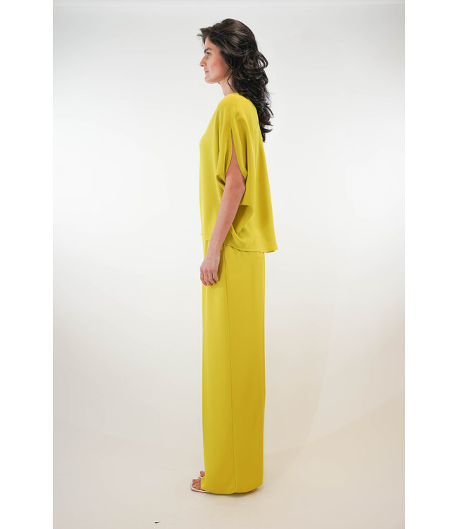 NATAN PANTALON FLOU 253 VERT ANIS