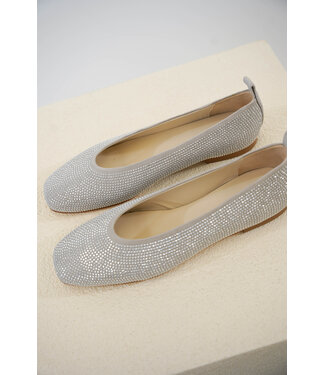 ODARE ODARE SILVER STUD BALLERINA