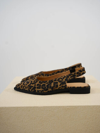 Copenhagen Studios COPENHAGEN SLINGBACK LEOPARD PRINT