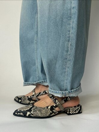 Via Vai VIA VAI SLINGBACK SNAKE PRINT