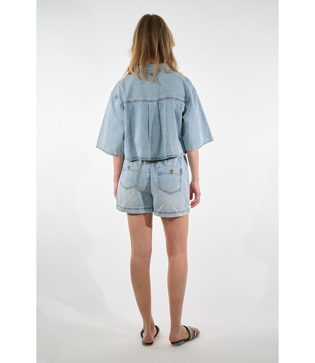 CIRCLE OF TRUST MASON SHORT AZURE BLUE 3194