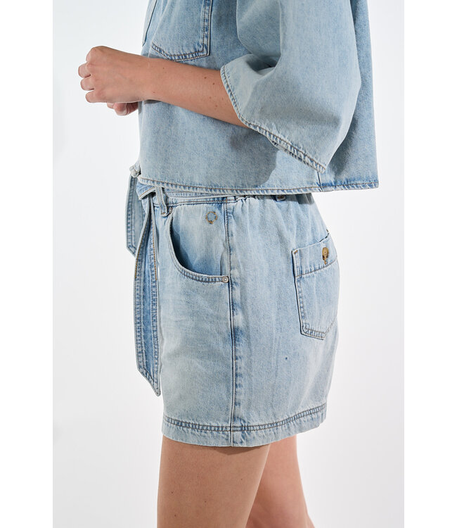 CIRCLE OF TRUST MASON SHORT AZURE BLUE 3194