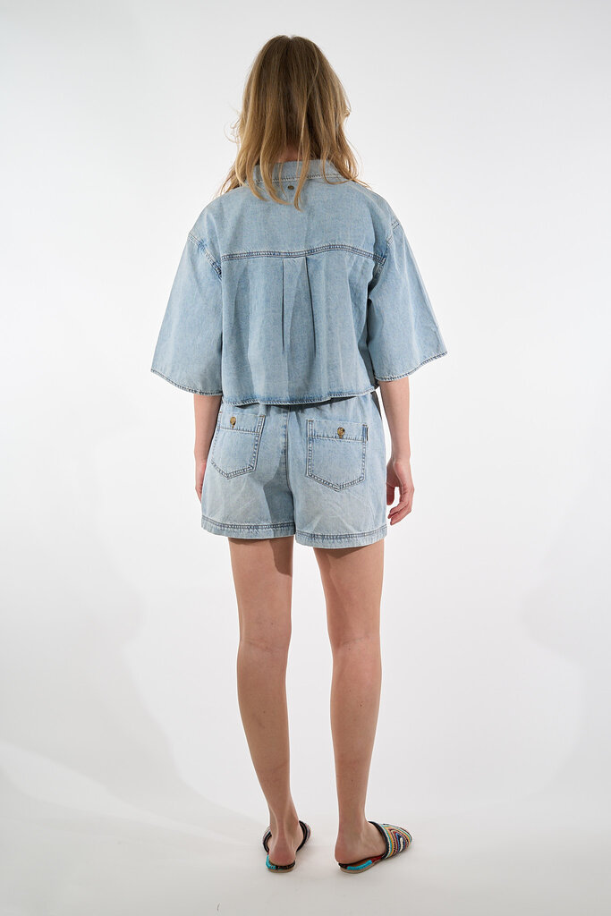 Circle of Trust CIRCLE OF TRUST MAE DENIM BLOUSE AZURE BLUE 3194