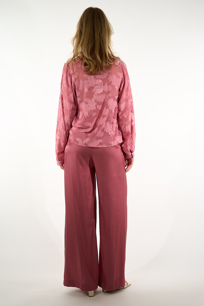 Aaiko AAIKO ALANA CHIFFON FLOWER PES 509 DUSTY BERRY